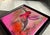 Contemporary Hummingbird #1 by Ana Hefco | Tinted Layered Resin on Stretched Canvas of a hummingbird in flight For Sale - Image 3 of 5
