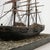 Antique Three-Masted Schooner Ship Model in Glass Case For Sale - Image 15 of 18