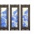 2010s Chinese Mountain River Porcelain Blue & White Painting Wall Panel Set For Sale - Image 5 of 8