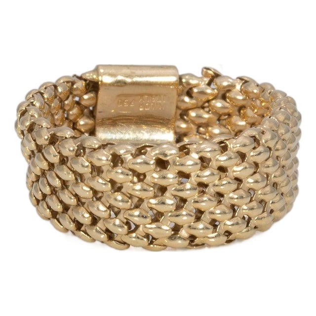 Flex Estate Band in Solid 14k Yellow Gold – Comfortable Everyday Gold, Size 9.75 For Sale
