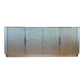Caracole Modern Oracle Finish Fluted Love Sideboard For Sale