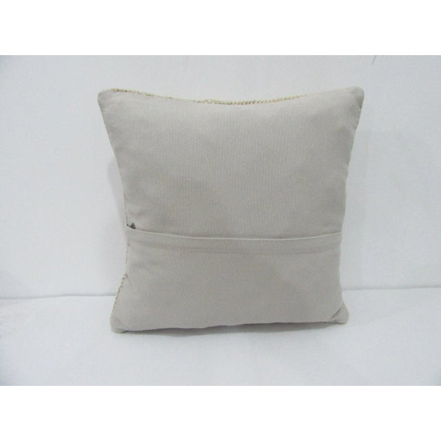 Traditional Faded Pillow Cover For Sale - Image 3 of 4