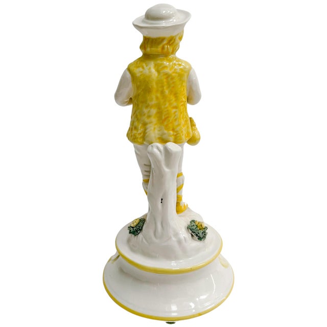 1970 Italian Peasant Boy With Flute Figurine by Meiselman For Sale In San Diego - Image 6 of 8