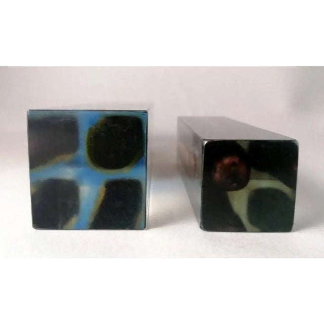 Murano Sommerso Colored Glass Vases by Alessandro Mandruzzato, 1960s, Set of 2 For Sale - Image 11 of 13