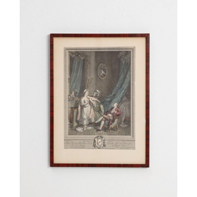 Early 20th Century France Sienna Wood Print For Sale - Image 9 of 15