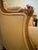 French Vintage French Louis XV Style Wingback Bergère Chair — Carved Wood Frame, Hand-Tied Springs For Sale - Image 3 of 12