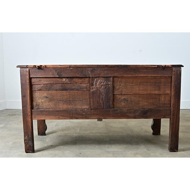 French 19th Century Solid Oak Carved Coffer For Sale In Baton Rouge - Image 6 of 11