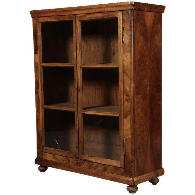 Small Antique Biedermeier Showcase, 19th Century For Sale - Image 3 of 18