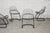 Vintage dining room chairs model 'Pascale' by Gastone Rinaldi for Thema, Italy. Set consists of 4 chairs with black metal...