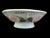 Ceramic Chinese Folk Art Pink Flower Porcelain Footed Shallow Bowl or Candle Holder Pair For Sale - Image 7 of 9