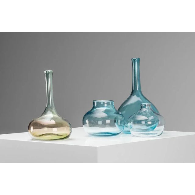 Crazy Bottles Vases by Claude and Florence Morin, Dieulefit, France, 1970s, Set of 4 For Sale - Image 9 of 18