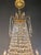 Antique French Empire Crystal Tent and Basket Chandelier Brass For Sale - Image 11 of 14