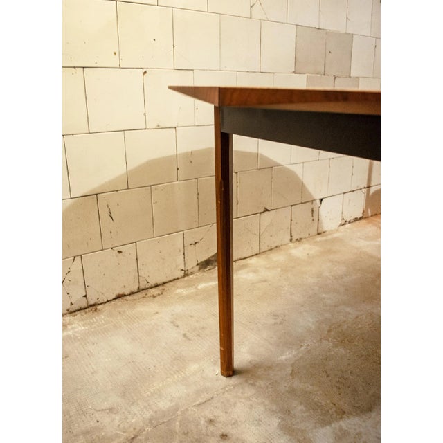 Rosewood and Walnut Dining Table, 1960s For Sale - Image 6 of 11