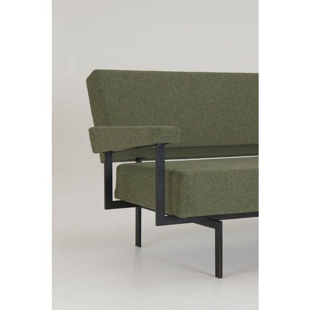 Black MM07 Sofa by Cees Braakman for Pastoe, 1950s For Sale - Image 8 of 17
