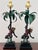 Pair Cast Metal Hand Painted Singerie, Sailor Dressed Monkey and Palm Tree Table Lamps For Sale - Image 12 of 12