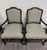French Vintage Drexel Heritage Louis XV Style Dining Arm Chairs - Set of 4 For Sale - Image 3 of 13