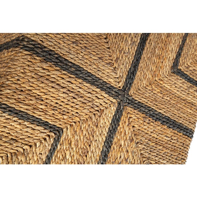 Transitional Woven Fox Cube by Furniture Classics For Sale - Image 3 of 3
