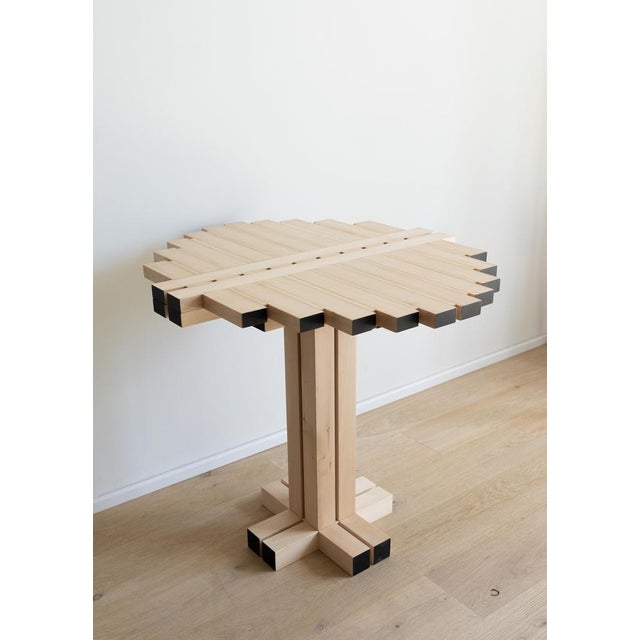 Contemporary Temple Tilia Wood Table by Baka Studio For Sale - Image 3 of 7
