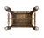 Wood Vintage French Farmhouse Rush & Oak Stool / Footstool / Ottoman For Sale - Image 7 of 7