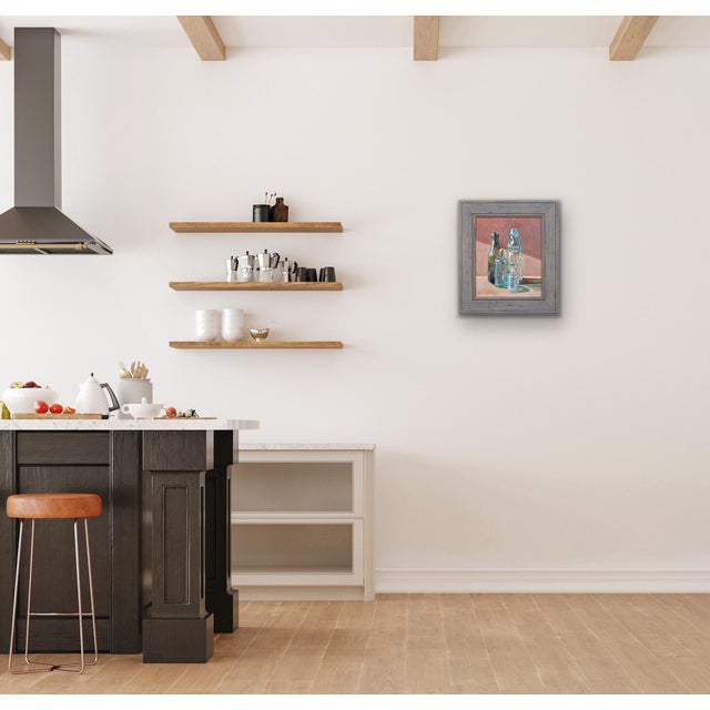 Elin Sian Blake, Chemist Shop Bottle, Oil Painting, 21st Century For Sale - Image 14 of 18