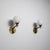 Vintage Italian Wall Sconces in Brass and Opaline Glass Shade, 1950s, Set of 2 For Sale - Image 11 of 11