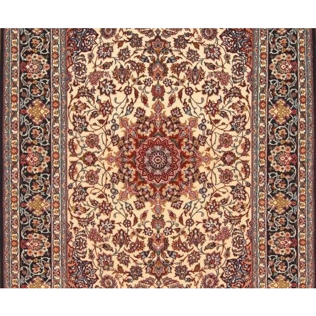 Hand-knotted oriental rug | Size: 221cm x 151cm | Knot density: approx. 800,000 knots/m² | Material: 98% natural wool, 2%...