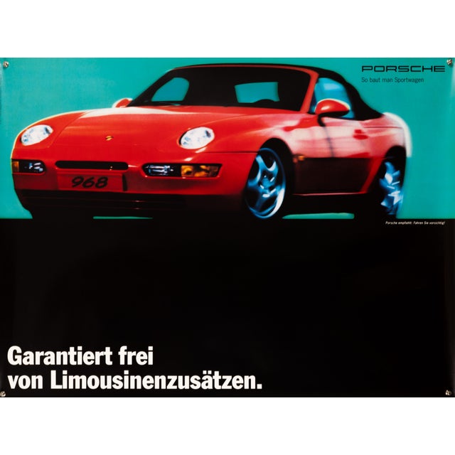 Porsche 968: How to Build Sports Cars Poster, 1990s For Sale - Image 9 of 9