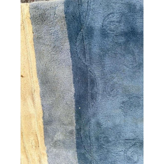 Textile French Modern Serge Lesage Hand Tufted Rug, 1970s For Sale - Image 7 of 15