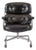 Eames for Herman Miller Time Life Black Leather Office Chair 1981 For Sale
