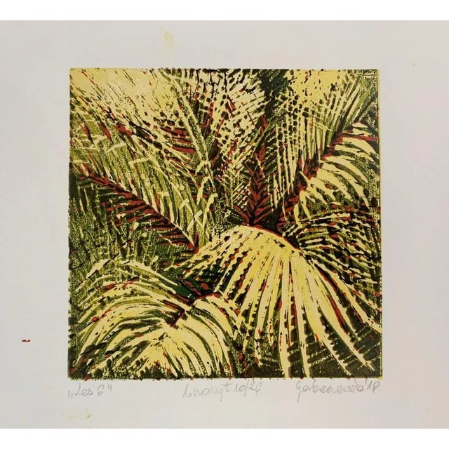 Marta Garbaczewska, Forest 6, 2016, Linocut For Sale - Image 4 of 4