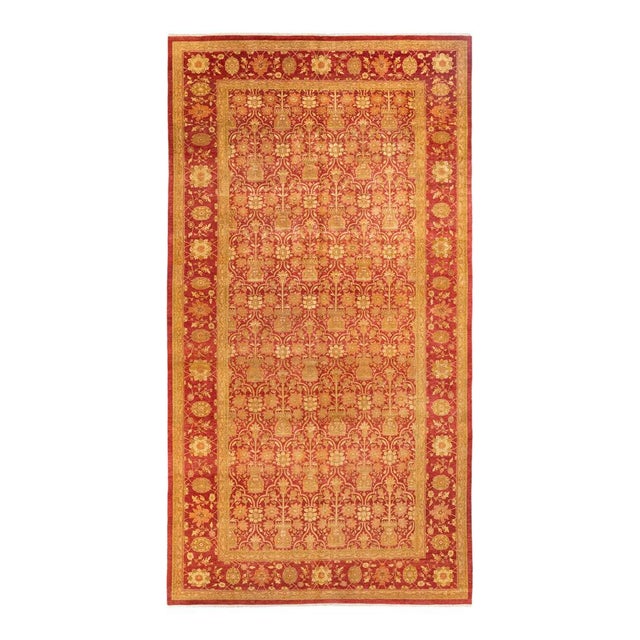 Eclectic Collection Hand-Knotted Area Rug - Red 8' 2" x 15' 5" For Sale - Image 9 of 9