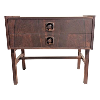 1950s Rosewood Nightstand / End Table For Sale