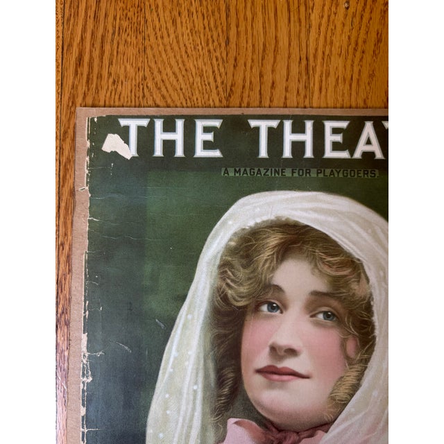 1900 - 1909 Original June 1908 Cover From the Theatre: A Magazine for Playgoers, Featuring Actress Charlotte Walker. Unframed. 2 of 2 For Sale - Image 5 of 6