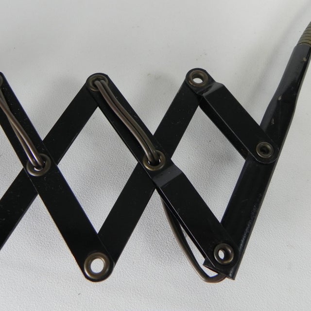 Vintage Industrial Scissor Lamp, 1950s For Sale - Image 13 of 14