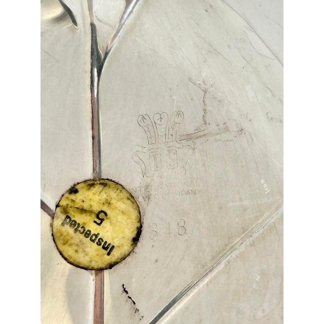 Mid 20th Century Silverplate Leaf Bowls Set – 1847 Rogers Bros International Silver For Sale - Image 12 of 12