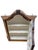 Walnut Veneer Wall Display Cabinet with Ornament and White Shelves, 1960s For Sale - Image 6 of 11