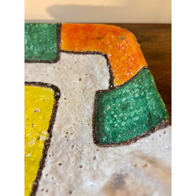 1950s Early Aldo Londi for Raymor Ceramic Volcanic Glaze Ashtray, Italy For Sale In Miami - Image 6 of 6