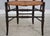 English Victorian Woven Rush Seat Open Armchair For Sale - Image 11 of 18
