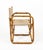 Brown Mid-Century Bamboo and Fabric Director's Folding Chairs, Italy, 1960s, Set of 2 For Sale - Image 8 of 18