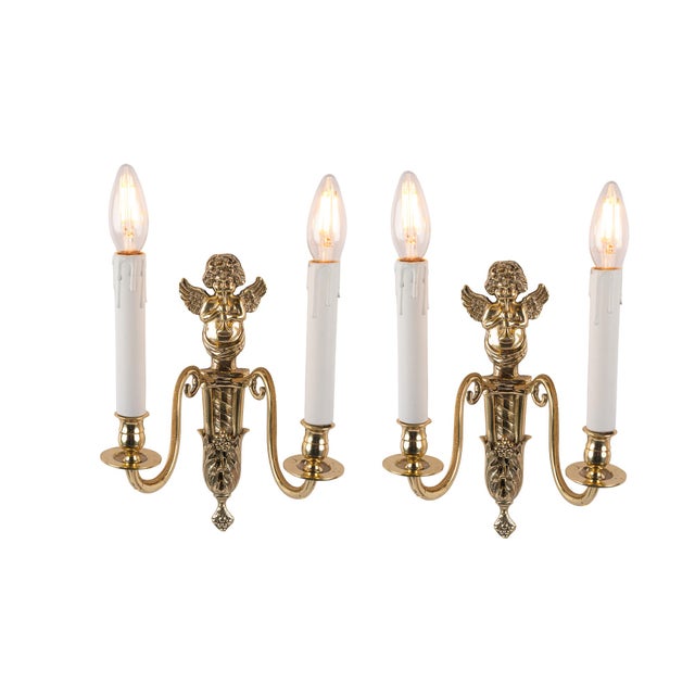 Antique Wall Lamps, 1890s, Set of 2 For Sale - Image 4 of 18