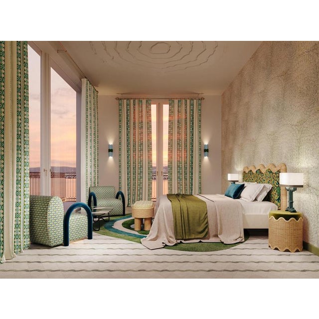 Malone Wall Light in Ceramic with Glossy Lacquered Finish by Popus Editions For Sale - Image 11 of 12