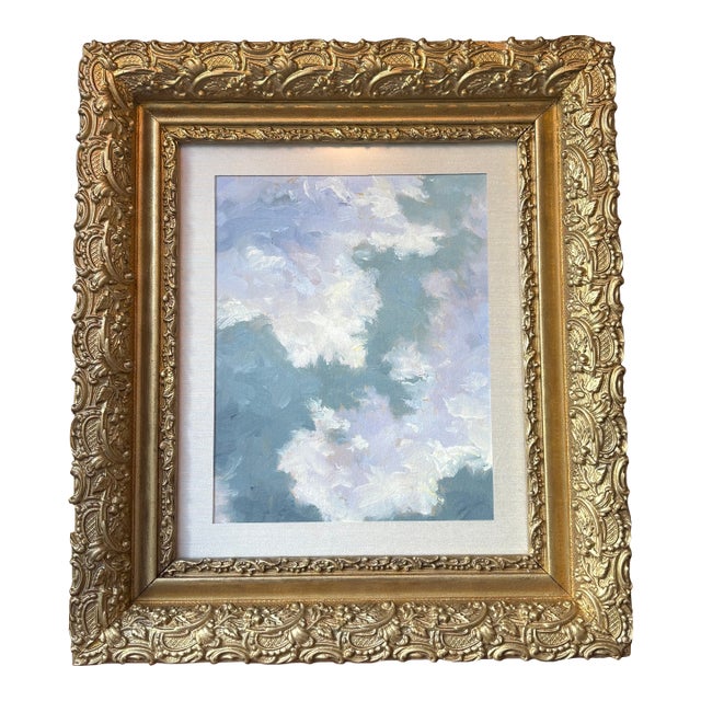 2025 Jennifer Bezaire Clouds Ii Giclee in Antique Frame For Sale