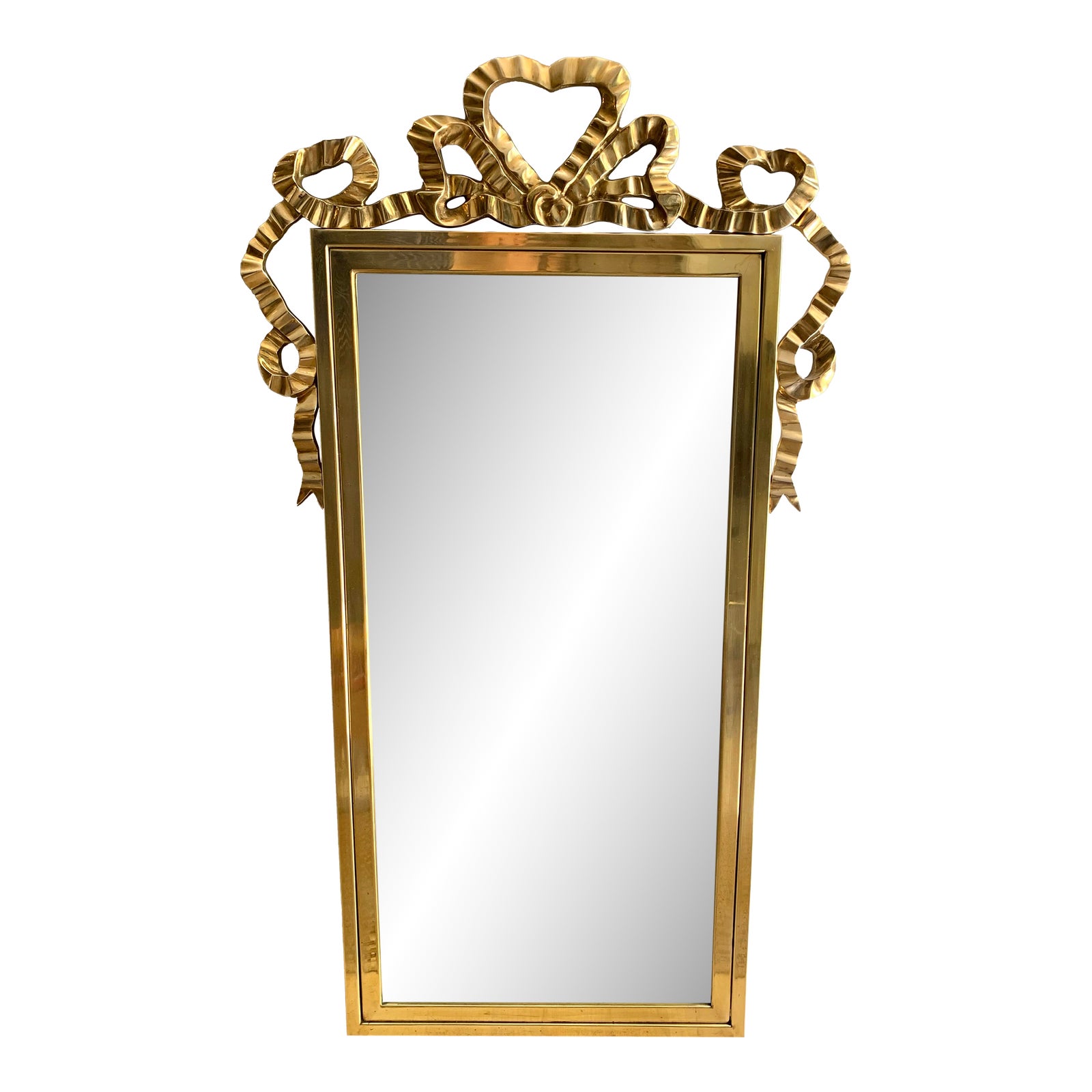 wall mirror / 昭和レトロ 1980 SYROCO Homco 2107 Ornate FRAME Gold WALL MIRROR 22¾