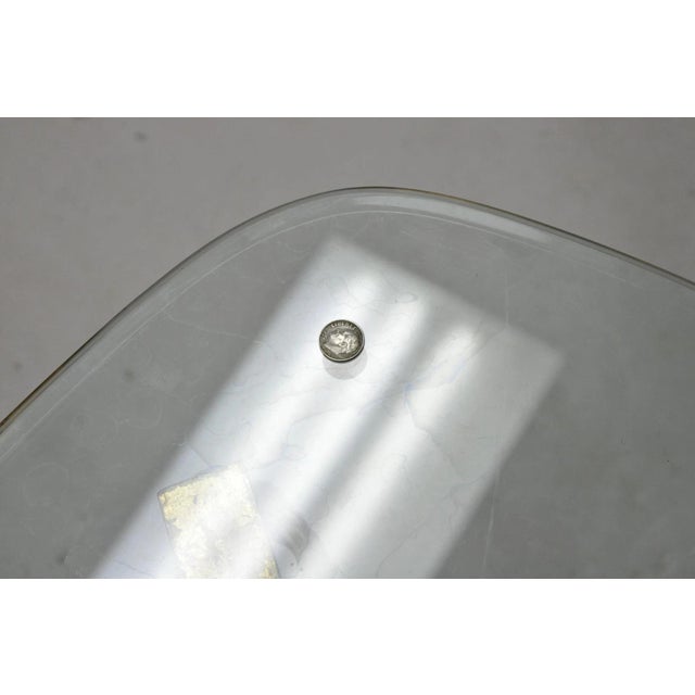 Vintage Italian Hollywood Regency Gold Gilt Metal Double Pedestal Coffee Table For Sale - Image 10 of 18