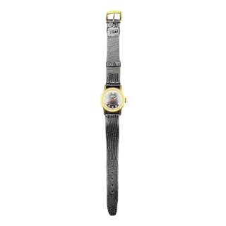 1940s Selza Automatic Wwii Military Aviation Pilot Cold Capped 14k Gold Watch For Sale