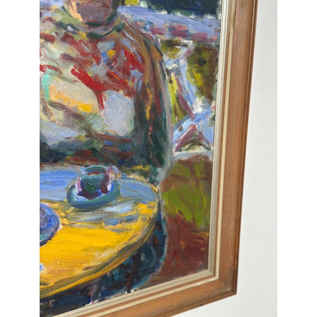 Bertil Eriksen, Café Scene, 1960s, Oil on Canvas, Framed For Sale - Image 9 of 18