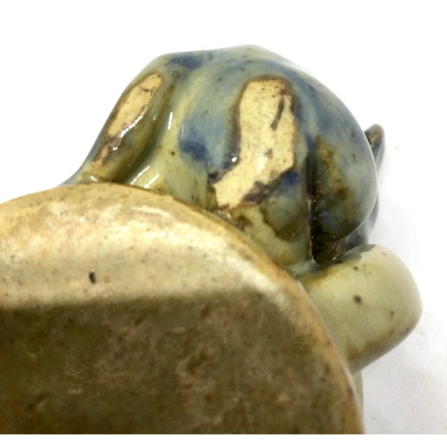 Vintage Ceramic Figurine of Mouse on Pitcher For Sale - Image 12 of 13