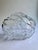 Late 20th Century Diamond Cut Clear Crystal Handled Basket For Sale - Image 10 of 13
