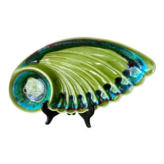 Mid-Century Santa Anita Ware Pattern R-134 Mod Drip Glaze Chip 'N Dip Tray For Sale