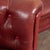 Pair of 20th Century Danish Red Vintage Leather Barrel Back Club Chairs For Sale - Image 6 of 12